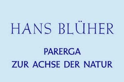 Hans Blüher - Bliobliographie