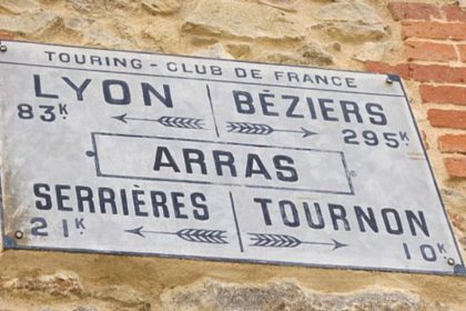 Touring club de France – Panneau indicateur Touring club de France - Panneau indicateur