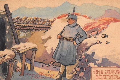 Soldat ajiste – Dans les tranchée Soldat ajiste - Dans les tranchée