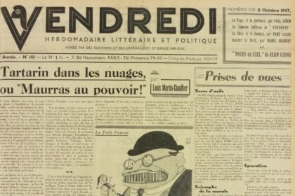 1937-10-08_Vendredi_Jean Giono – Le poid du ciel_première page